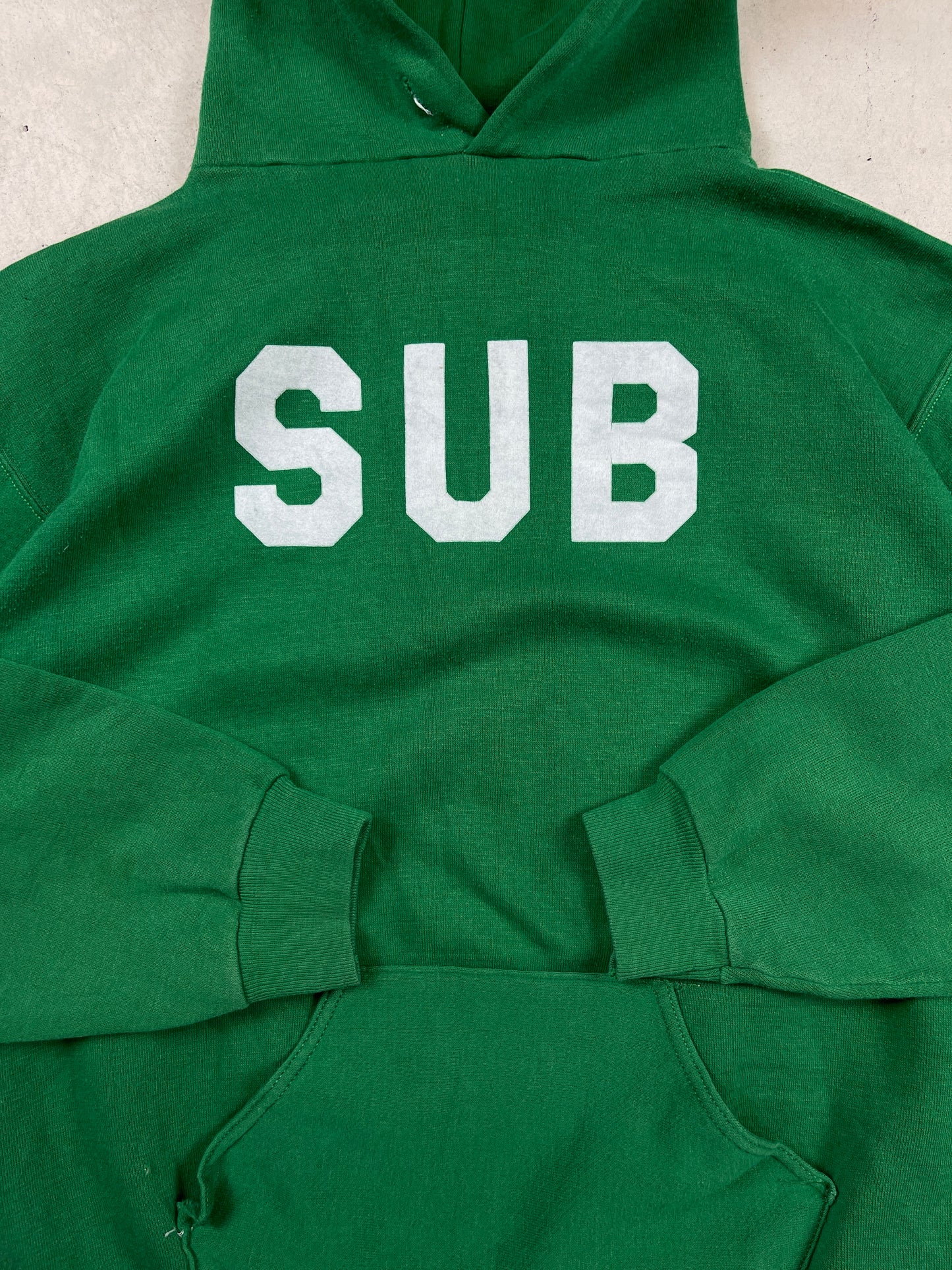 1970s Russell Athletics Green ‘Sub’ Hoodie