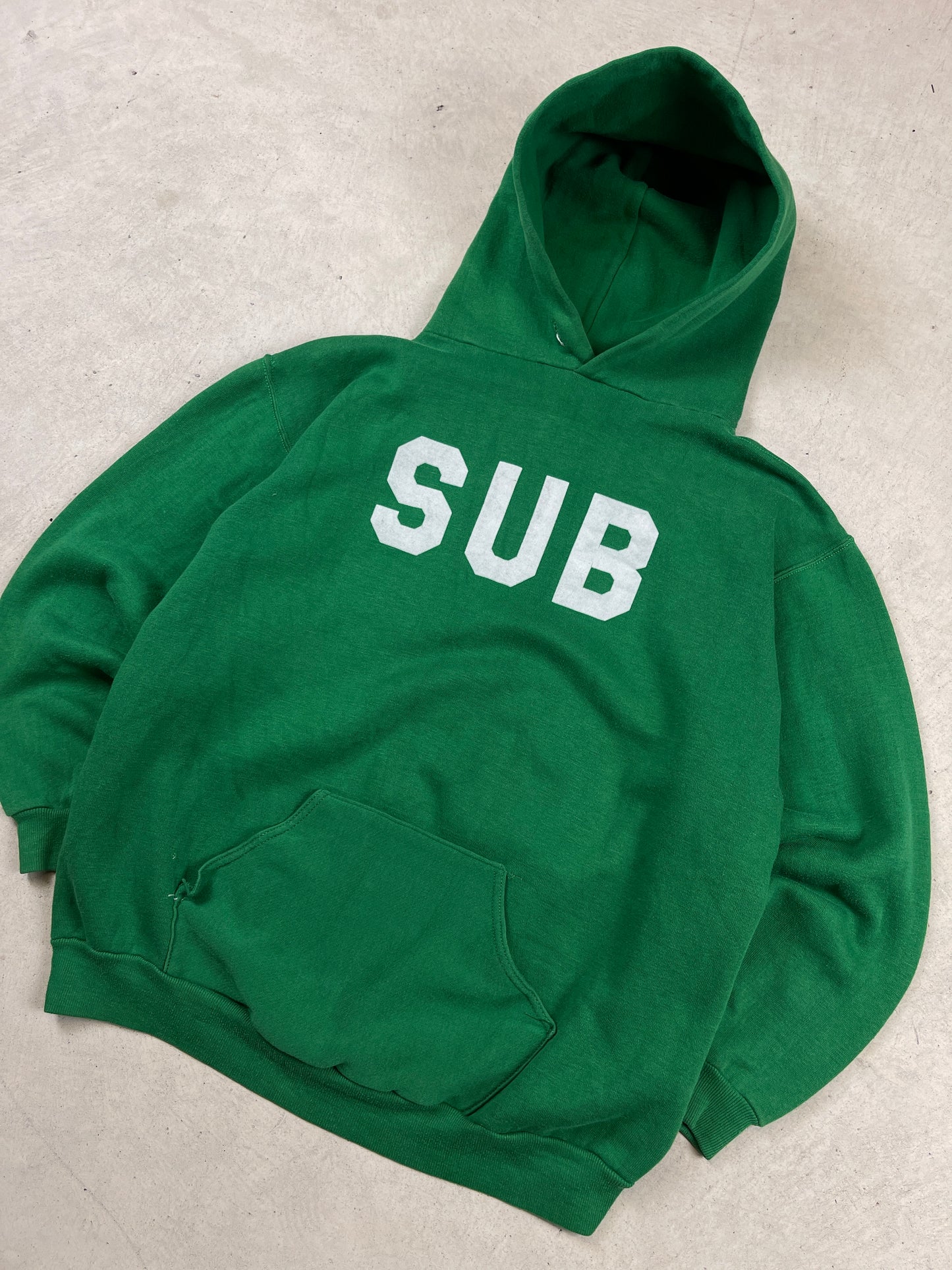 1970s Russell Athletics Green ‘Sub’ Hoodie