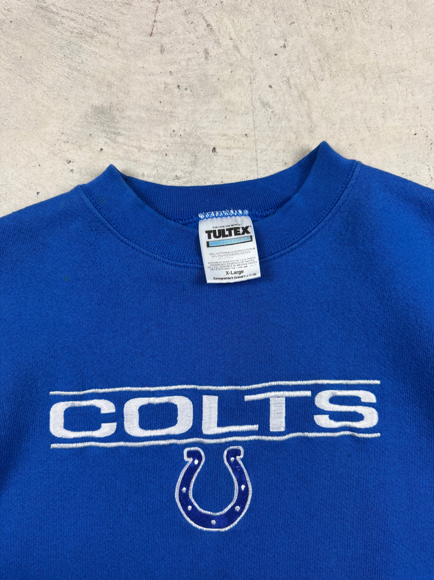 1990s Indianapolis Colts Embroidered Crewneck