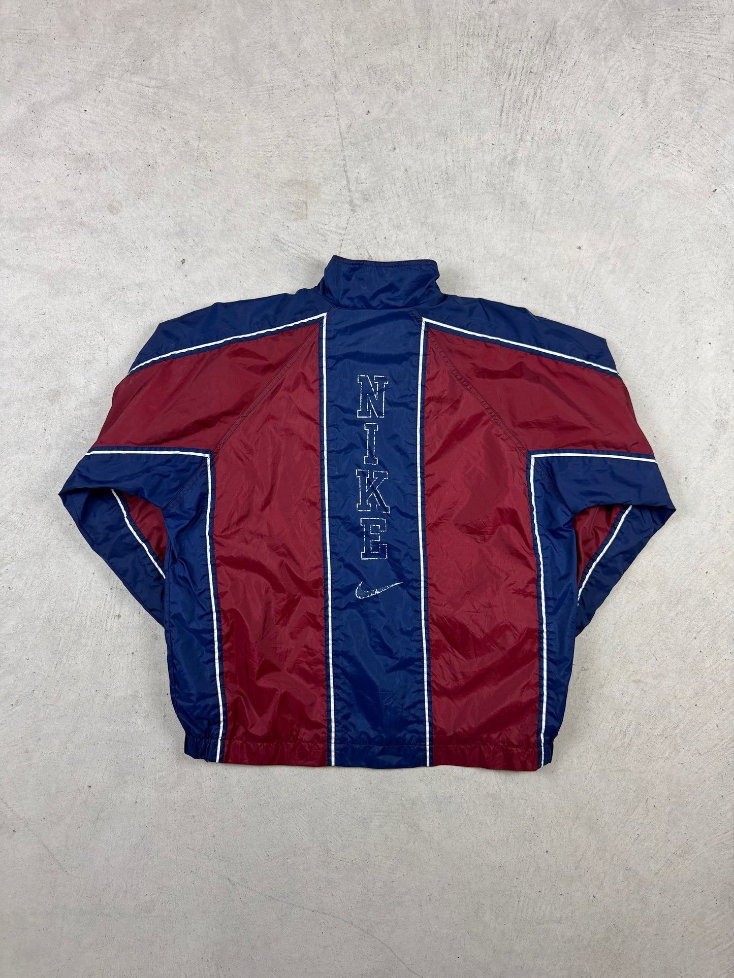 1990’s Nike Back Spellout Red Windbreaker