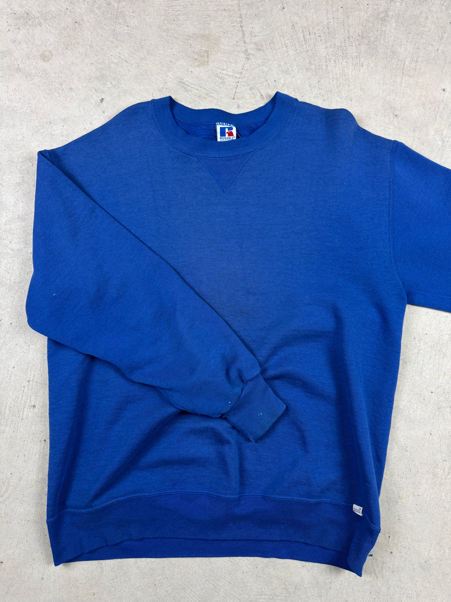 1990s Russell Athletic Blue Crewneck