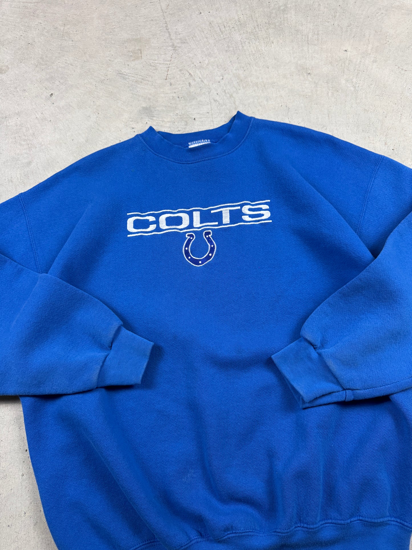 1990s Indianapolis Colts Embroidered Crewneck