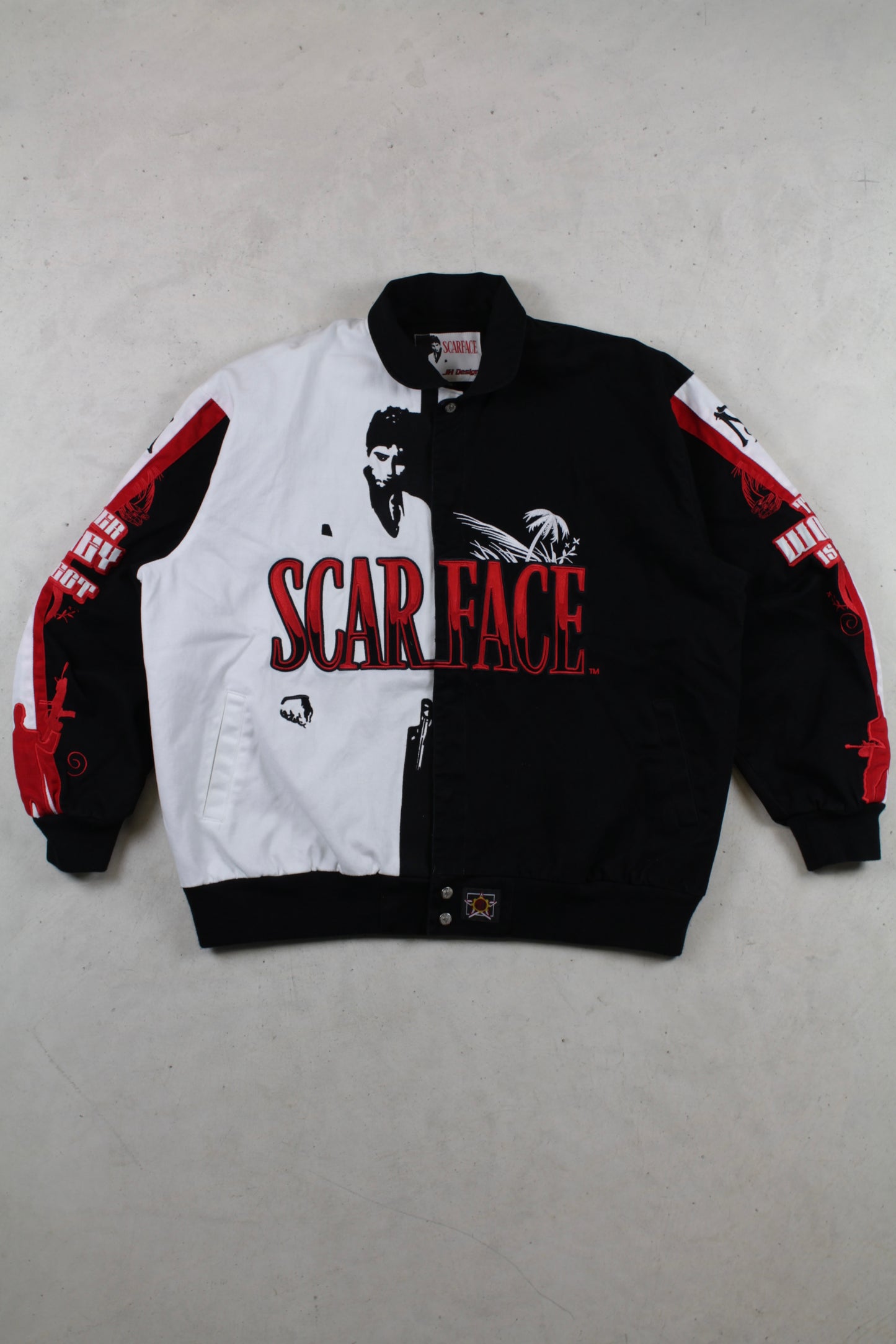 RARE 1990s Scarface JH Racing Jacket