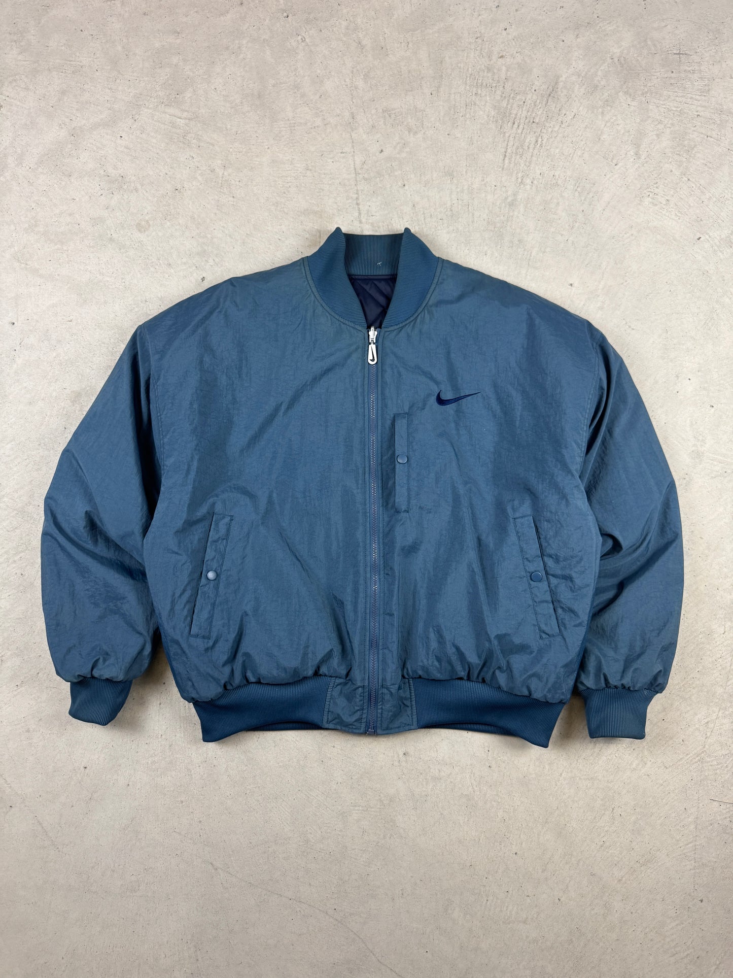 1990’s Nike Reversible Blue Bomber Jacket