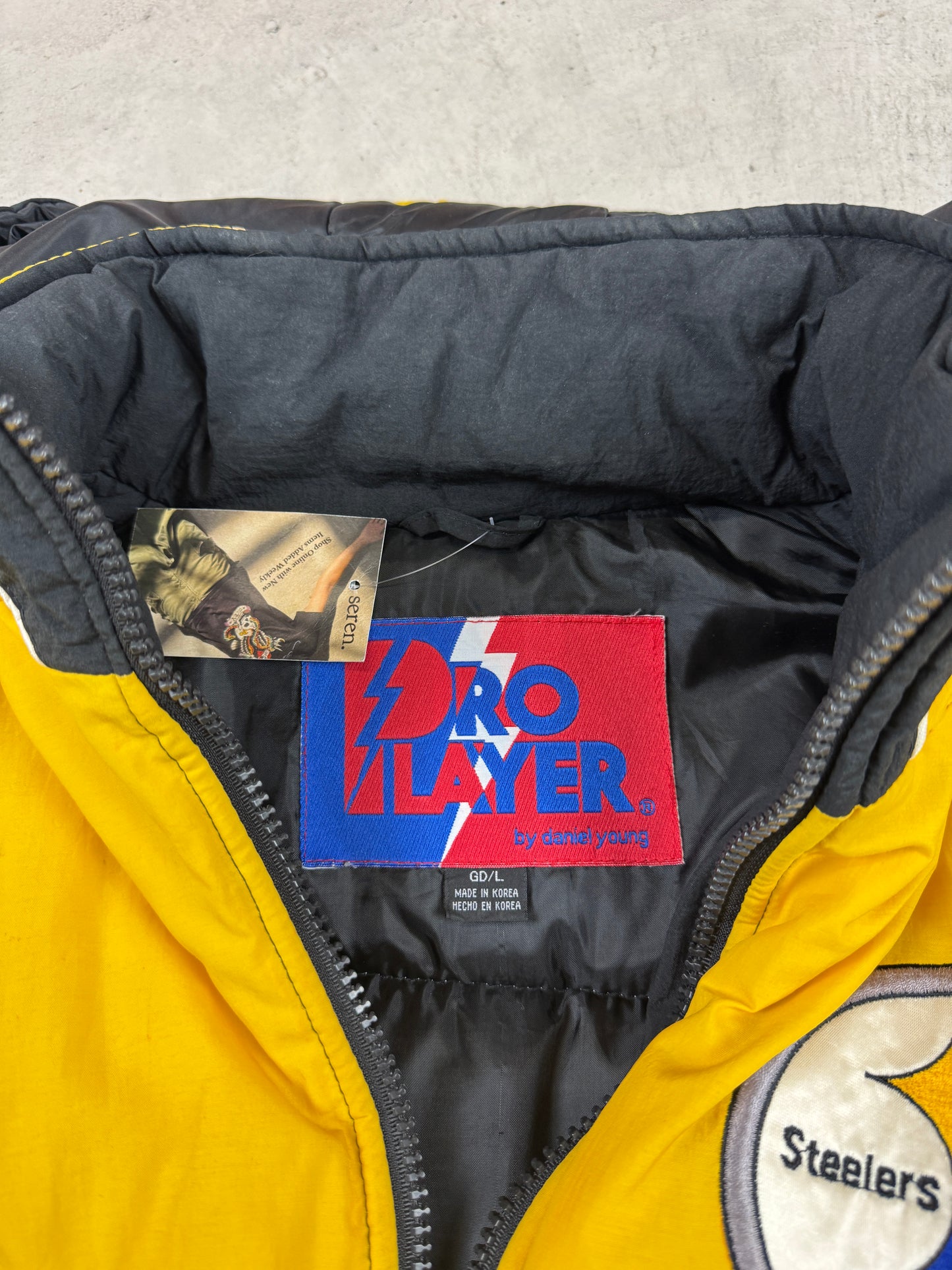 1990’s Steelers Hooded Puffer Jacket