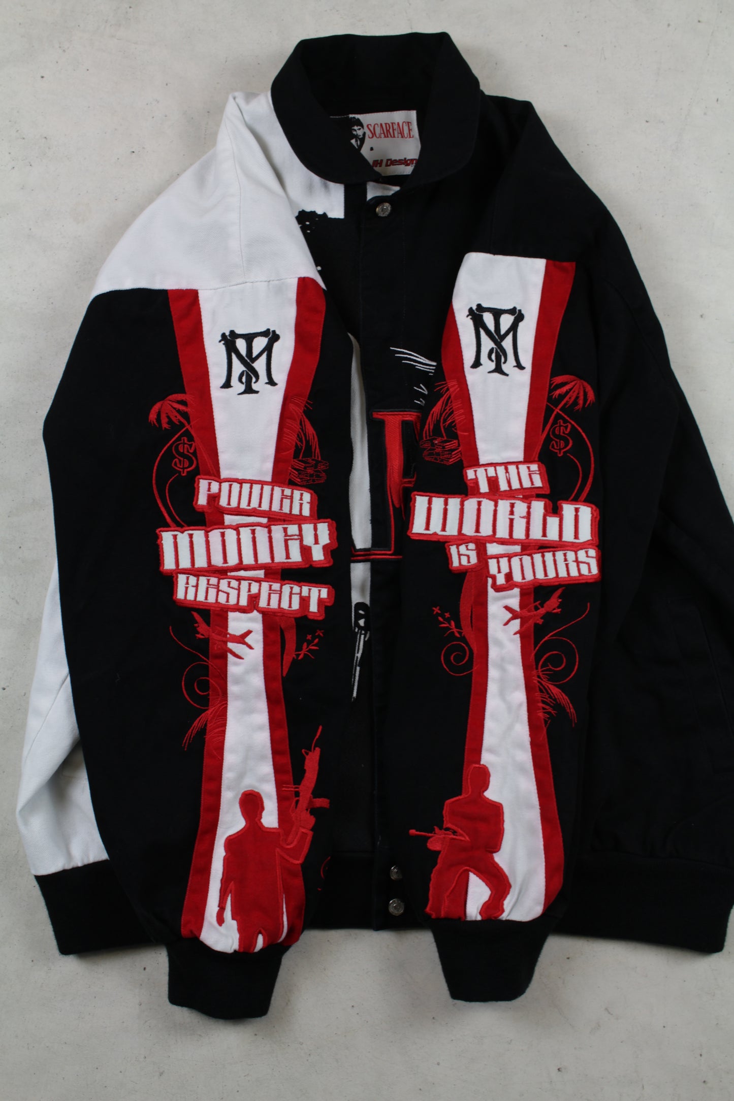 RARE 1990s Scarface JH Racing Jacket