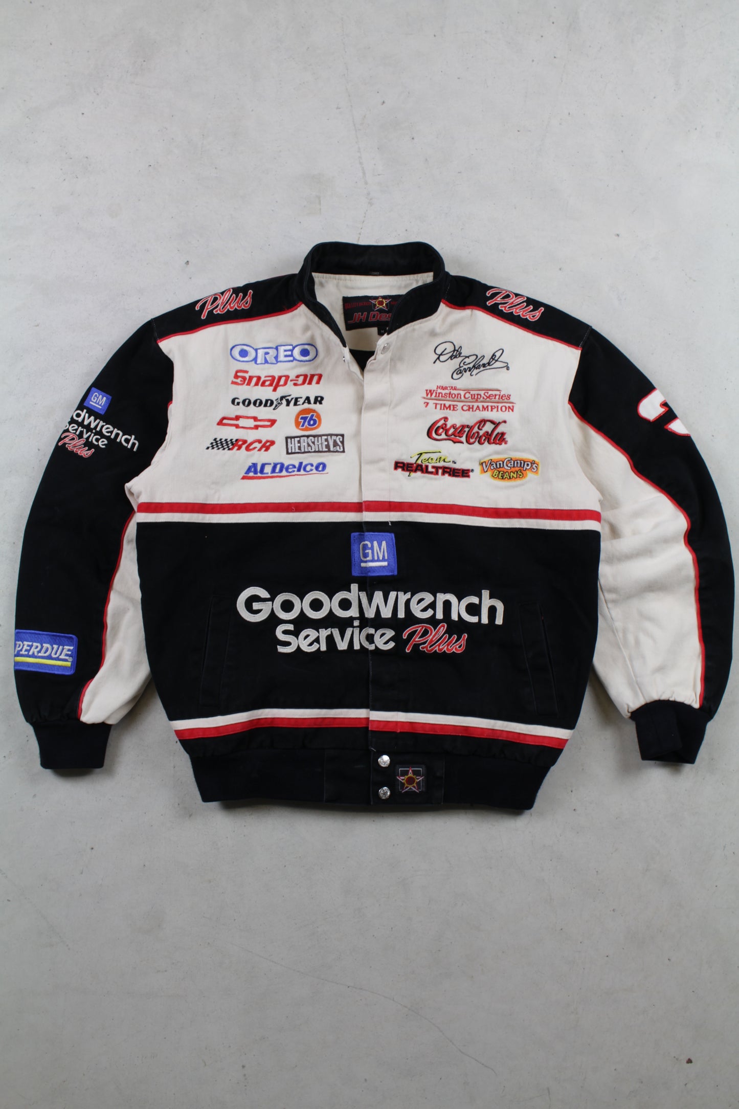 Vintage White Goodwrench Racing Jacket