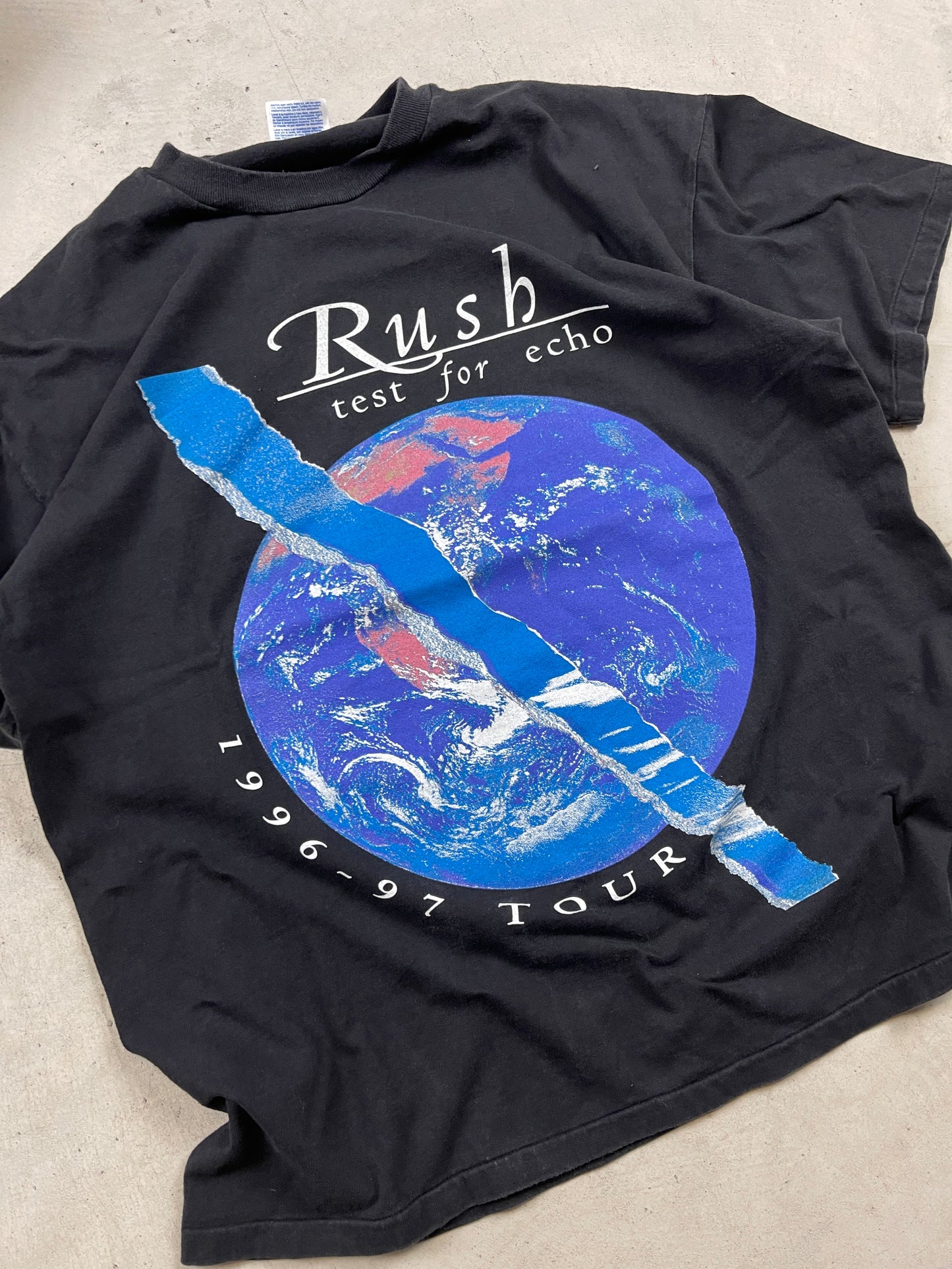 1996 Rush ‘Test for Echo’ Band Tee