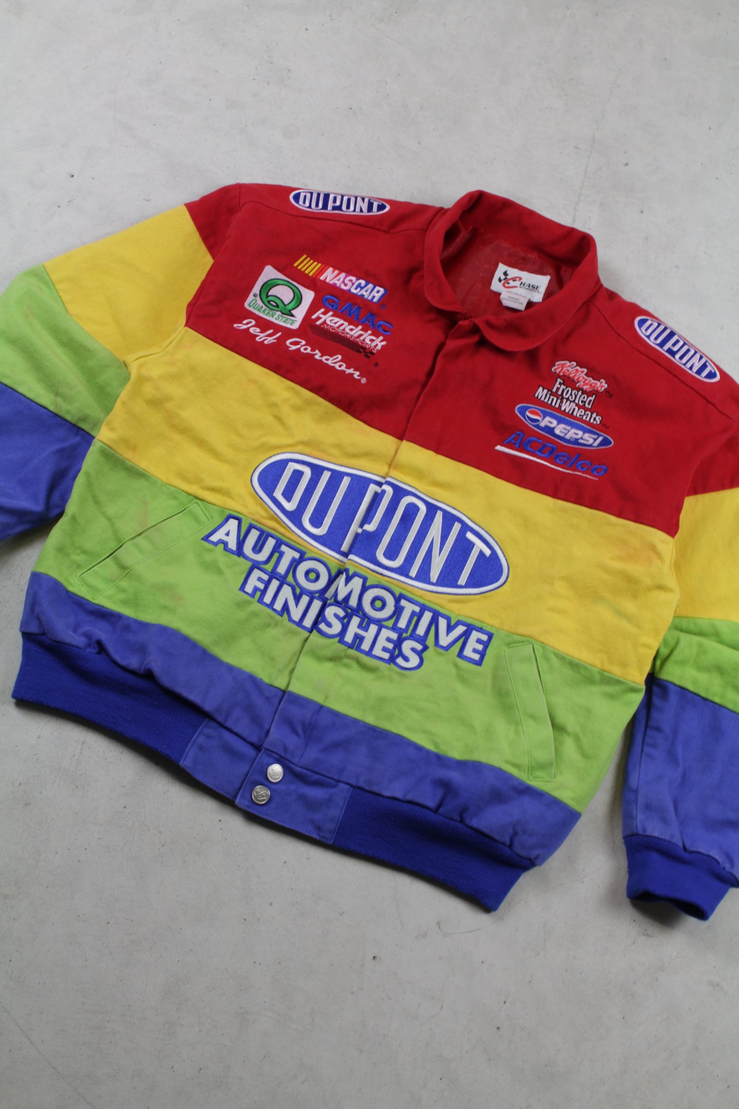 Vintage Rainbow Dupont Racing Jacket