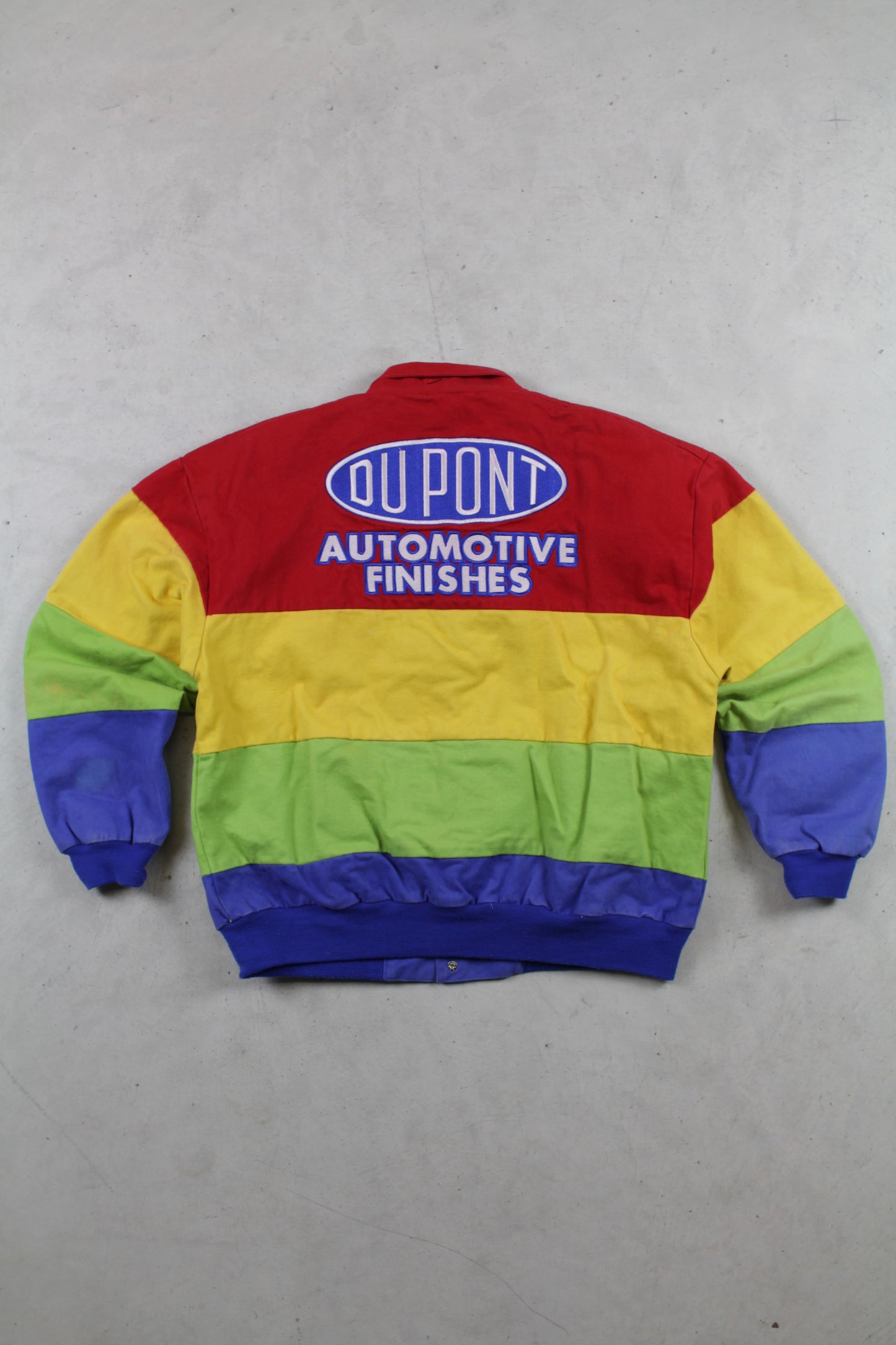 Vintage Rainbow Dupont Racing Jacket