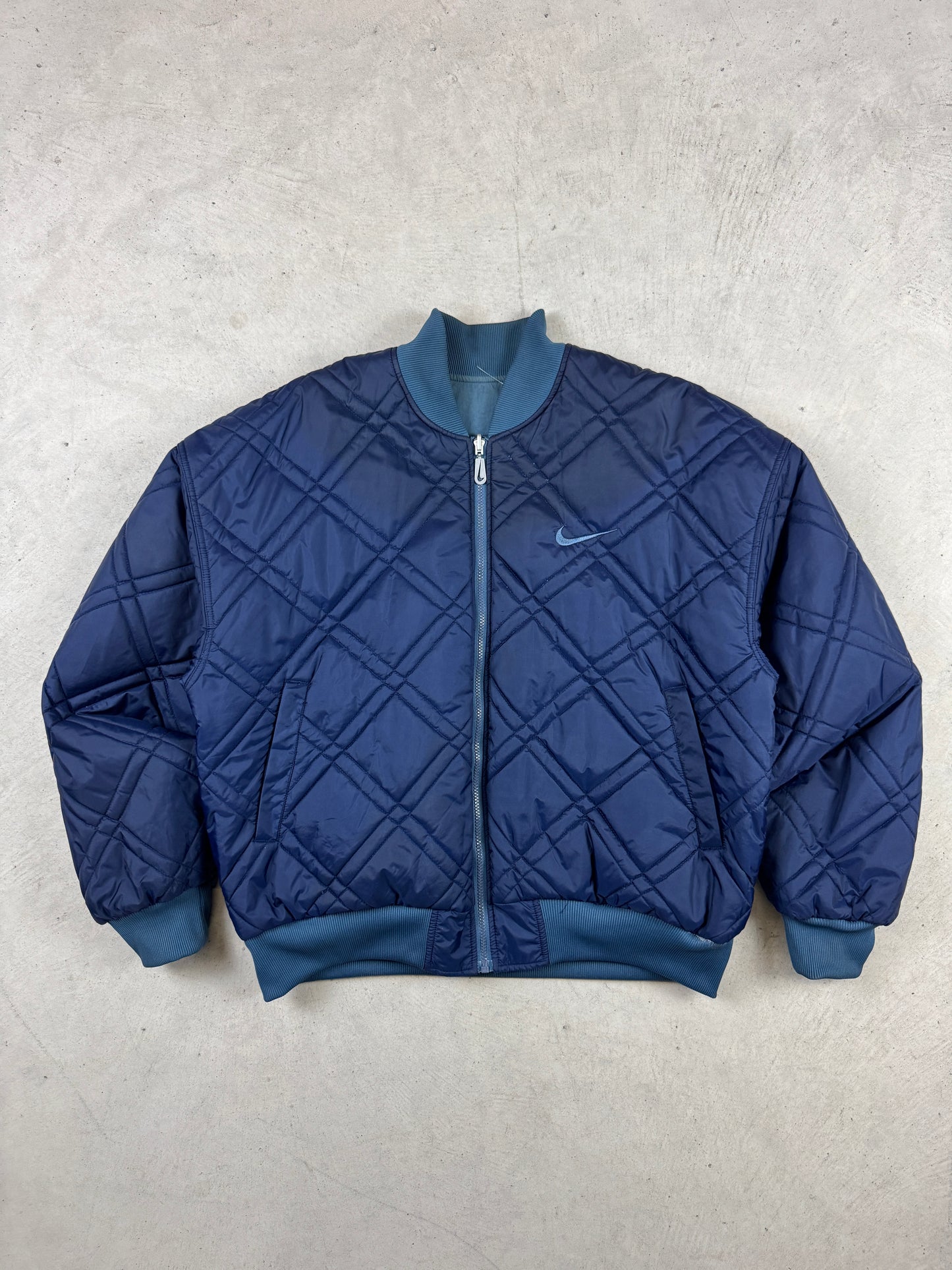 1990’s Nike Reversible Blue Bomber Jacket