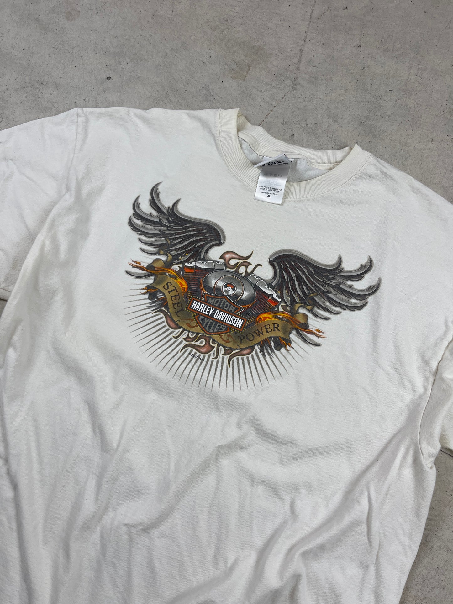 Harley Davidson Flame/Wings Tee