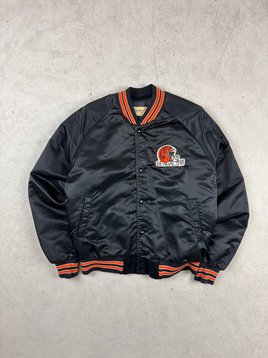 1990’s Bengals Chalk Line Bomber Jacket