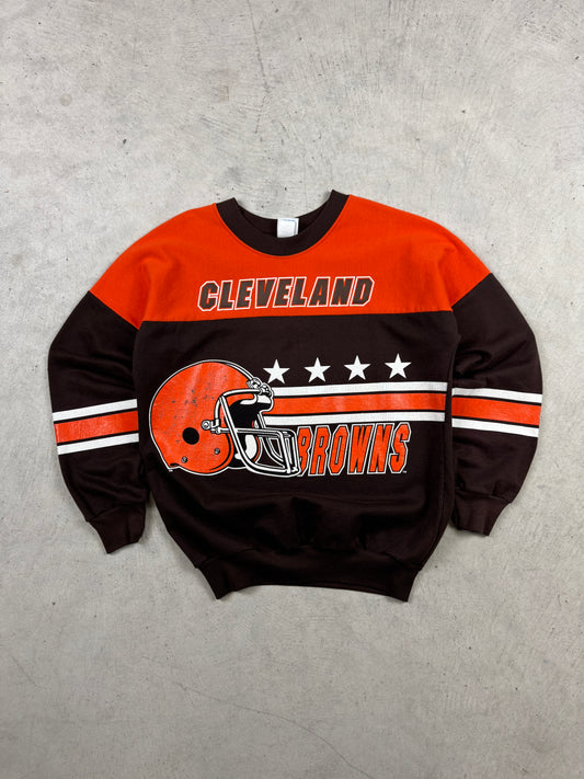 1990s Cleveland Browns Stripe Crewneck