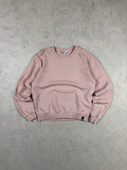 True Religion Womens Pink Crewneck