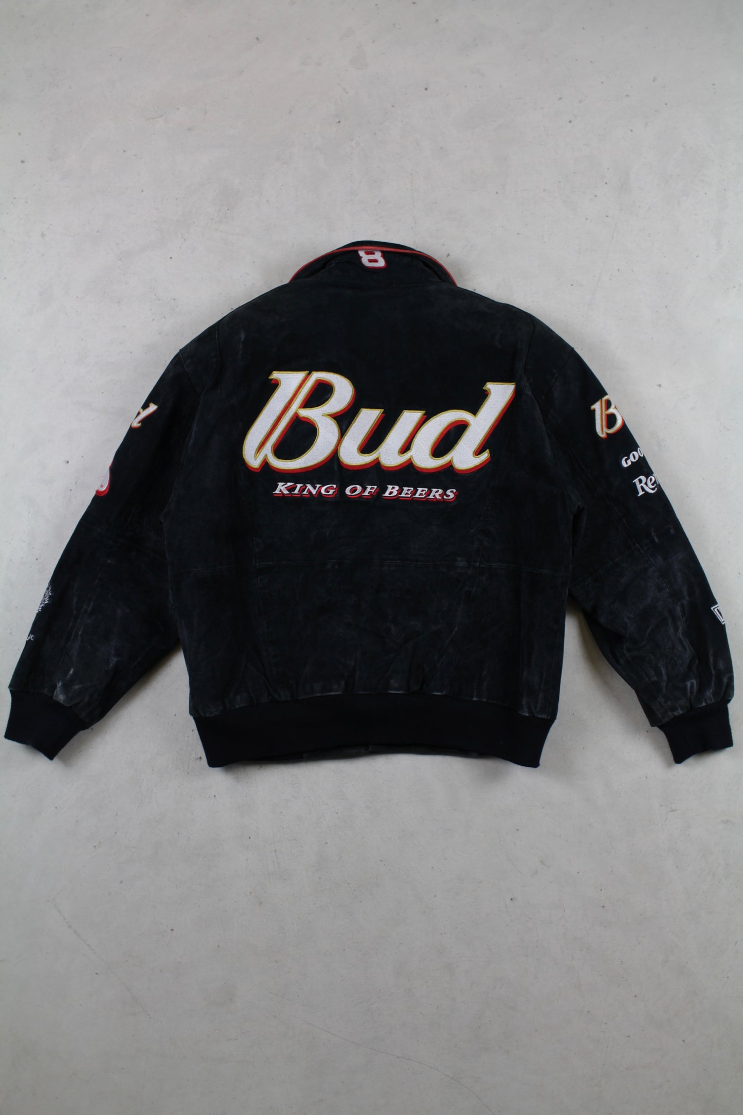 Vintage "Budweiser" SUEDE Racing Jacket