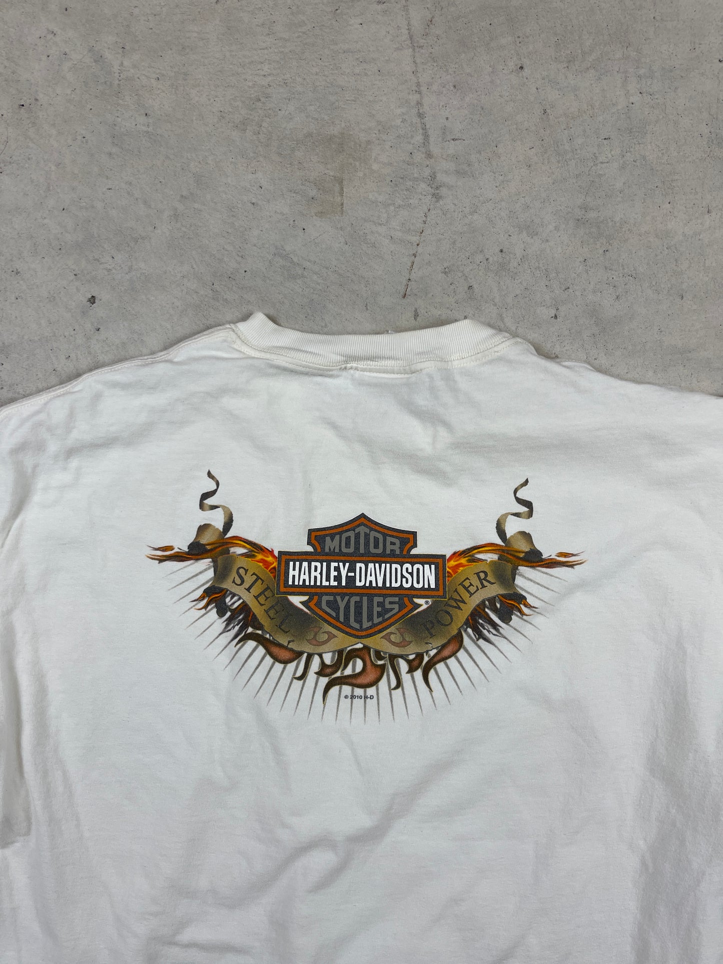 Harley Davidson Flame/Wings Tee