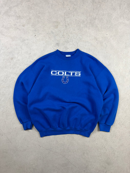 1990s Indianapolis Colts Embroidered Crewneck