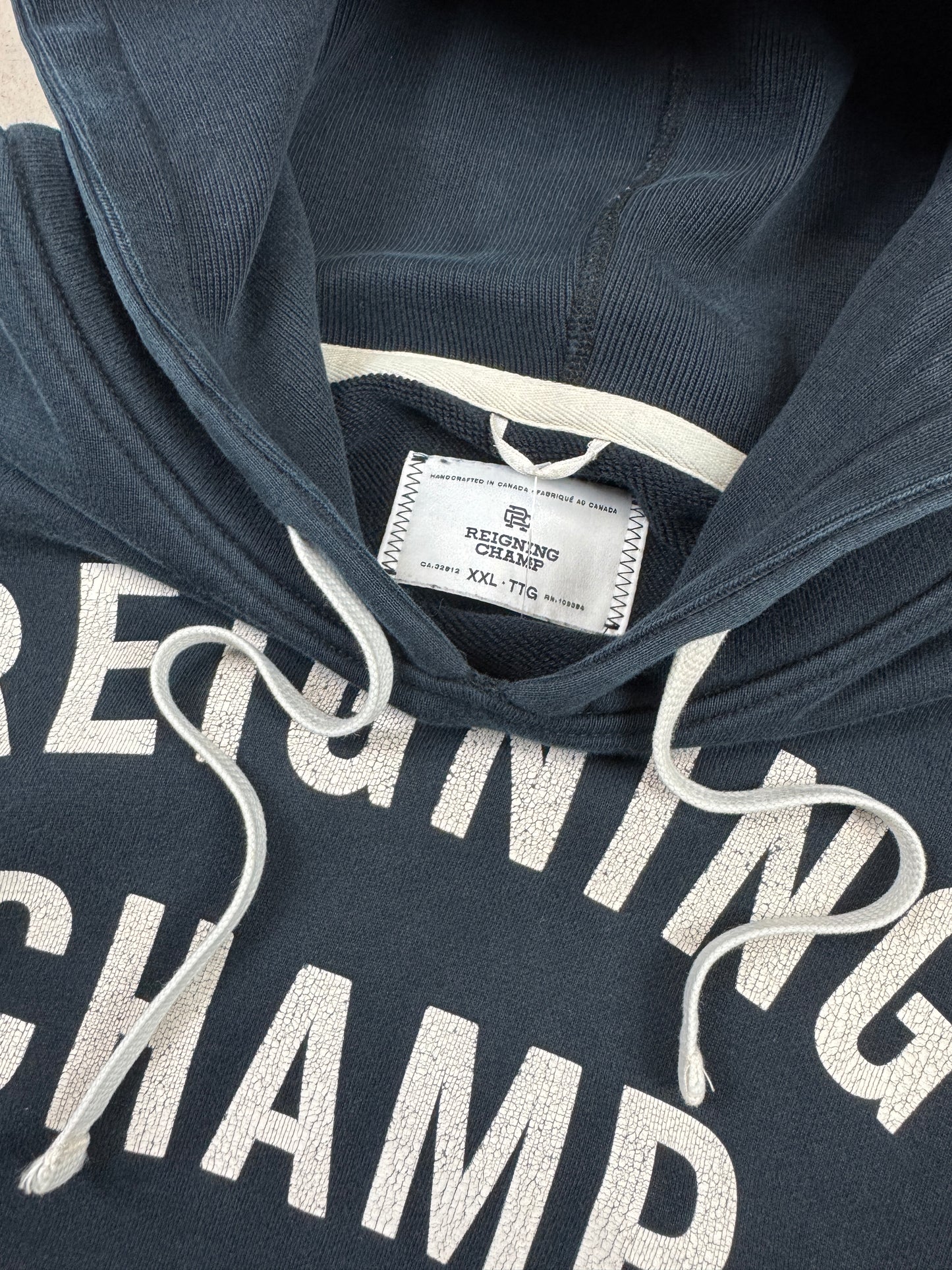 Black Reigning Champ Hoodie