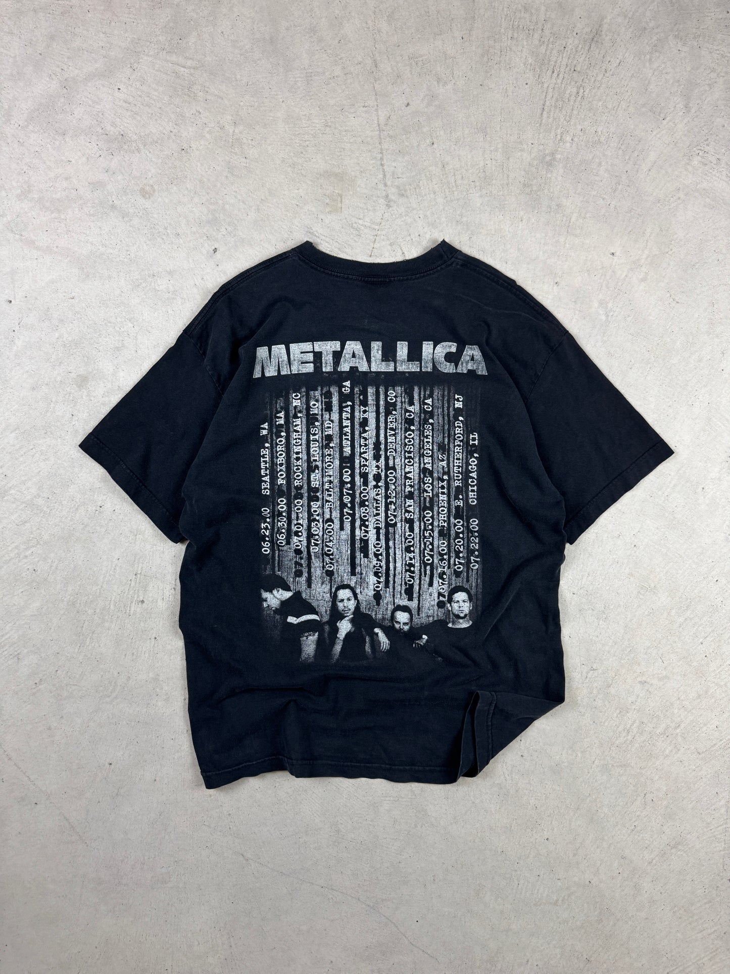 2000 Metallica Summer Tour Tee