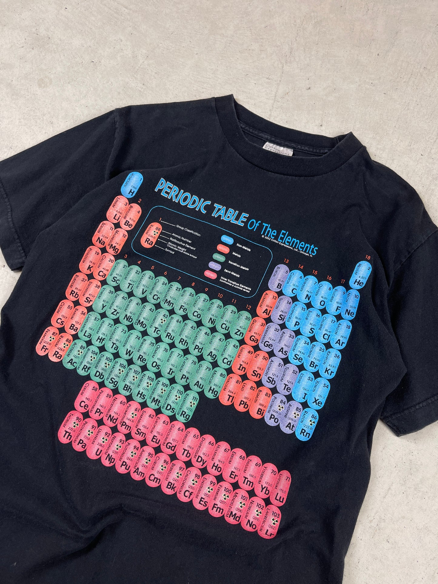 2002 Periodic Table Tee