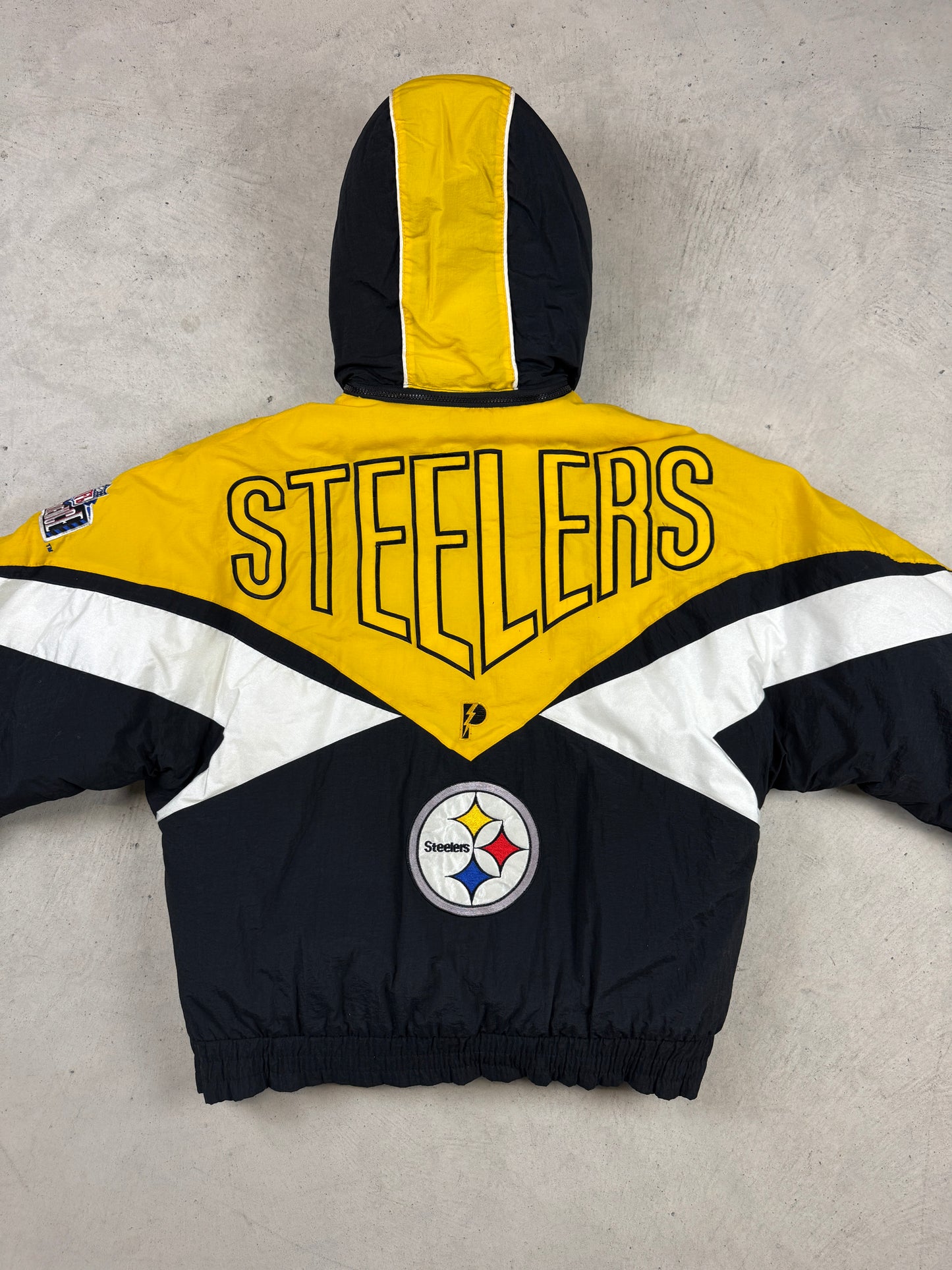 1990’s Steelers Hooded Puffer Jacket