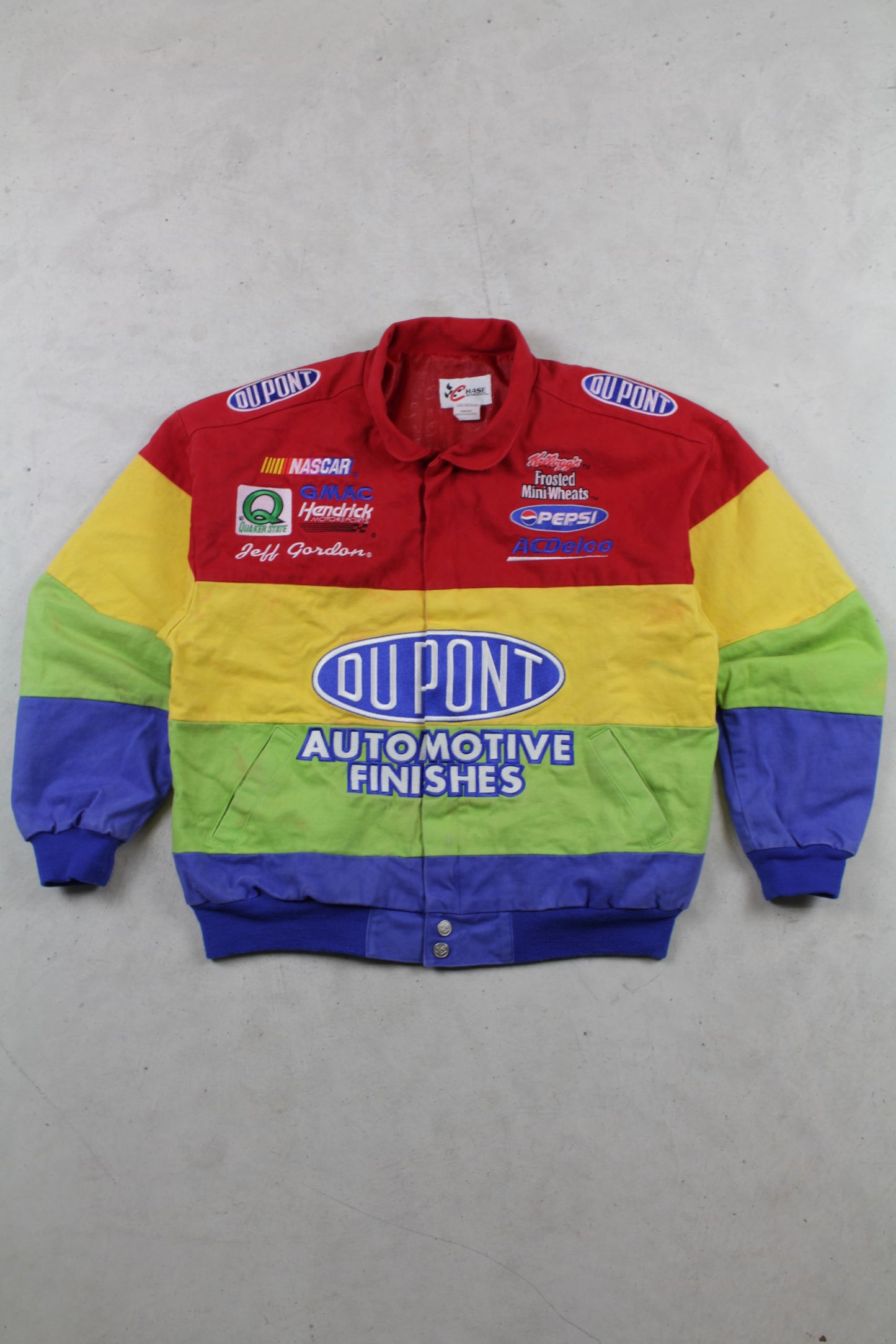 Vintage Rainbow Dupont Racing Jacket