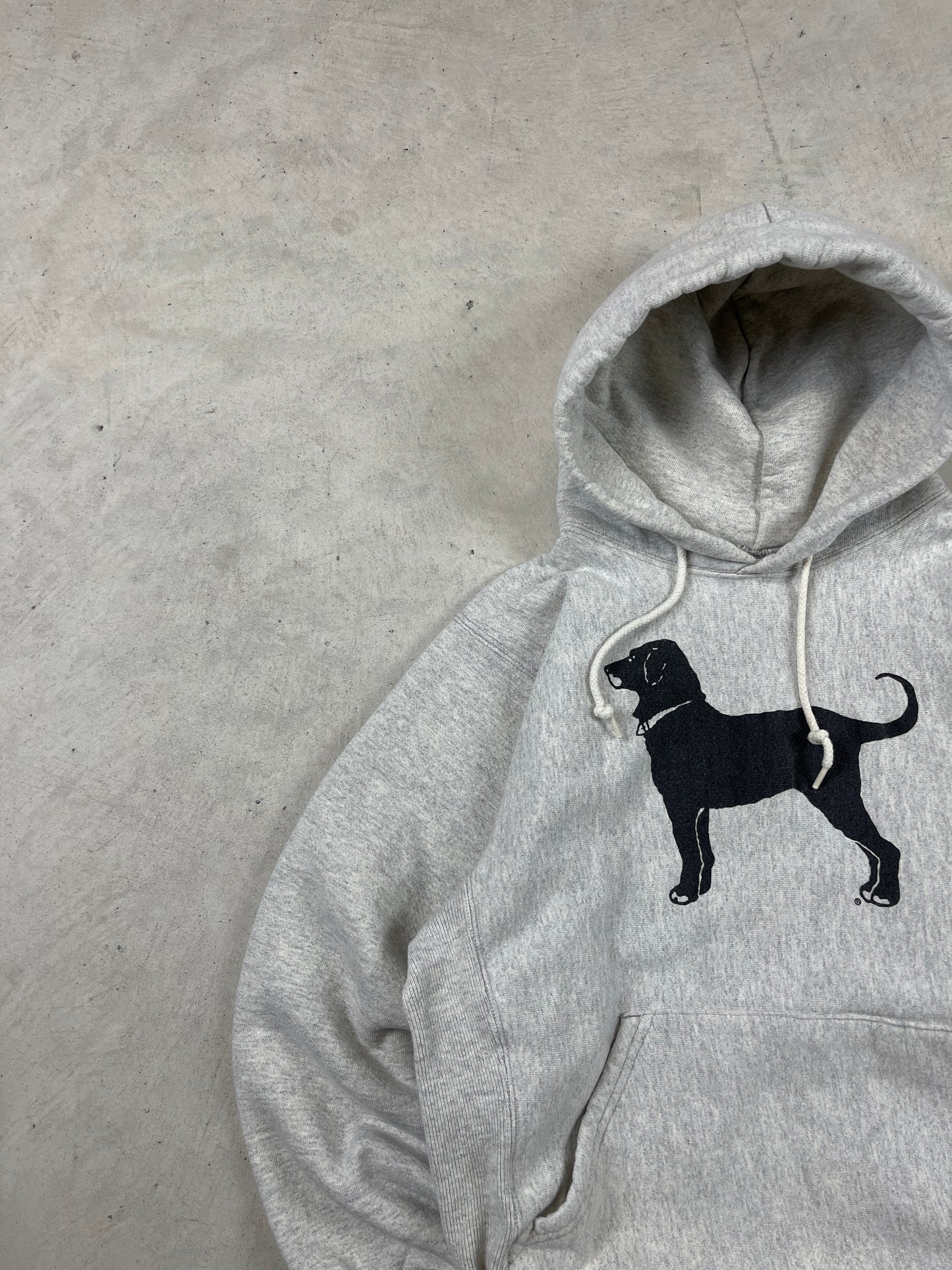 1990s ‘Black Dog Vineyards’ Grey Hoodie