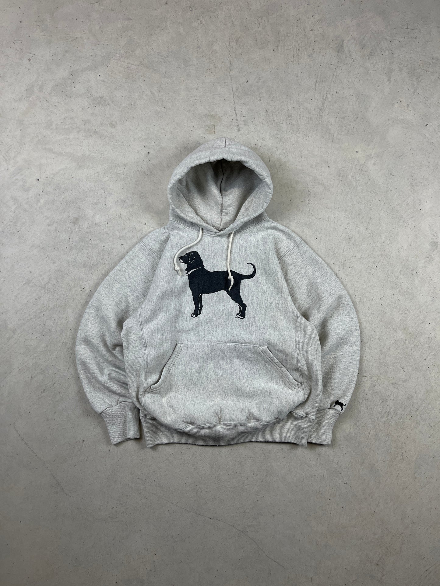 1990s ‘Black Dog Vineyards’ Grey Hoodie