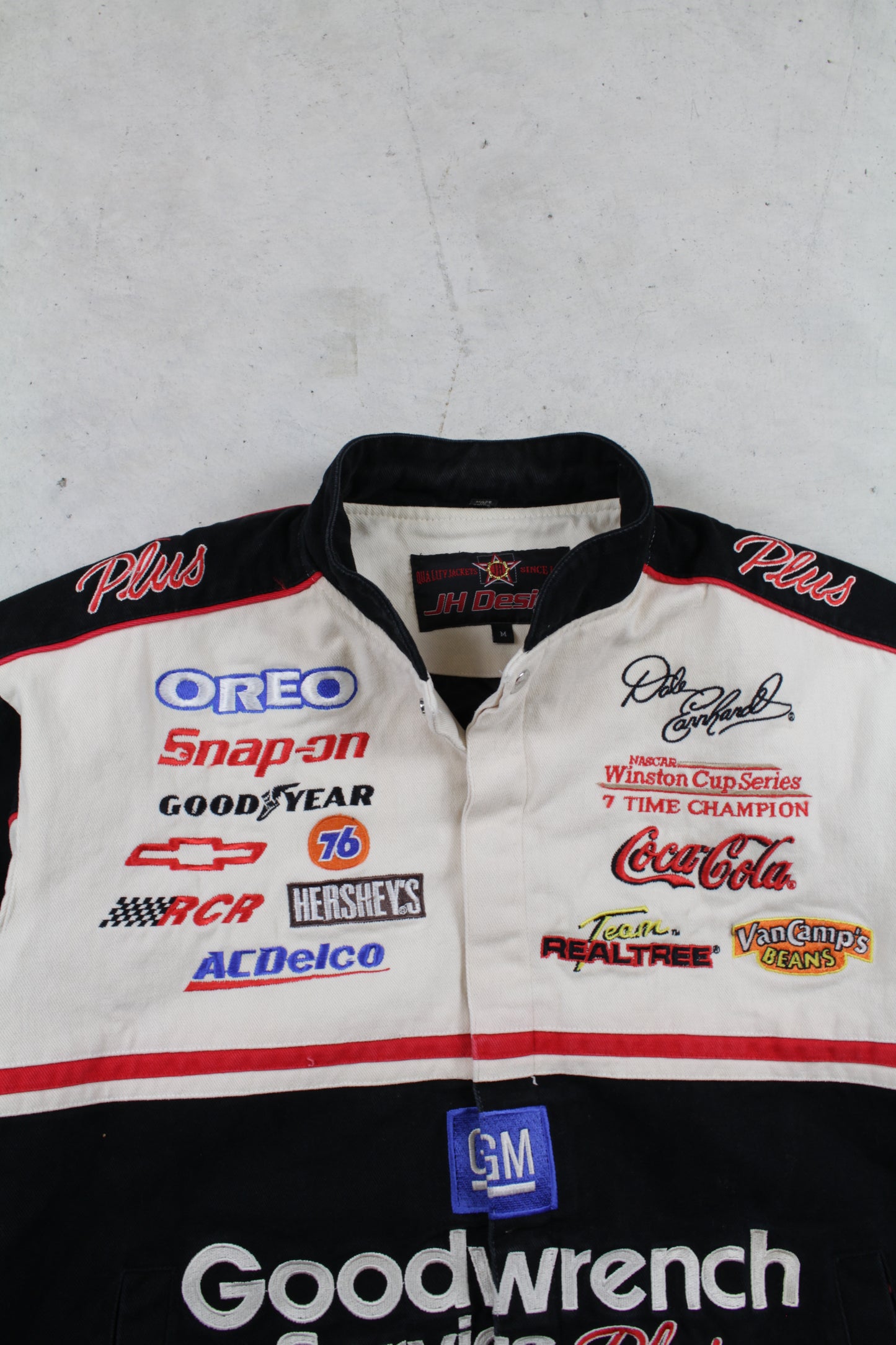 Vintage White Goodwrench Racing Jacket