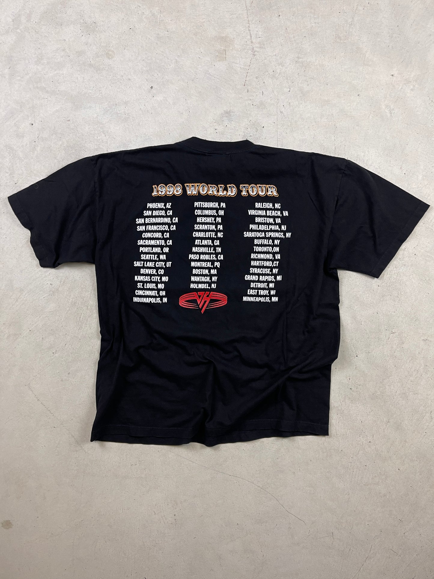 1998 Van Halen III Tour Tee