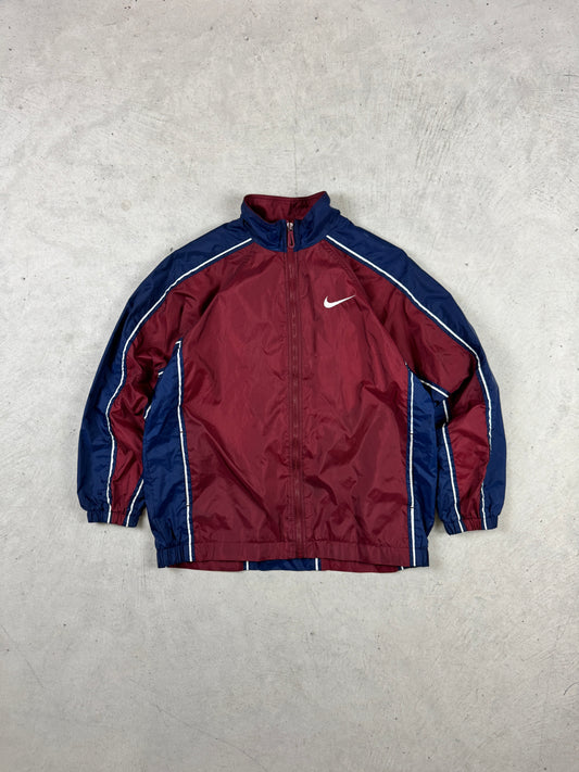 1990’s Nike Back Spellout Red Windbreaker