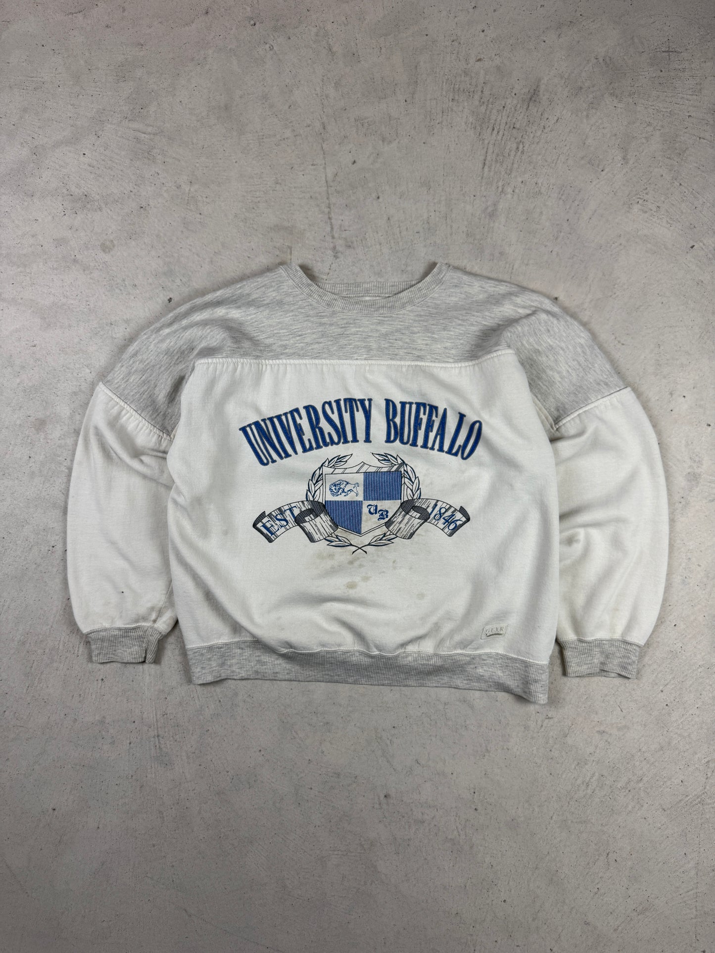 1990s University of Buffalo Grey Crewneck