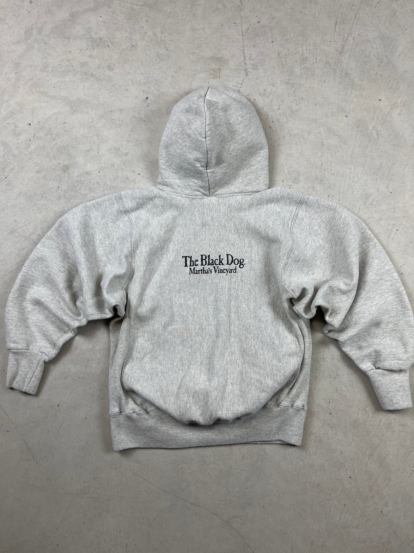 1990s ‘Black Dog Vineyards’ Grey Hoodie