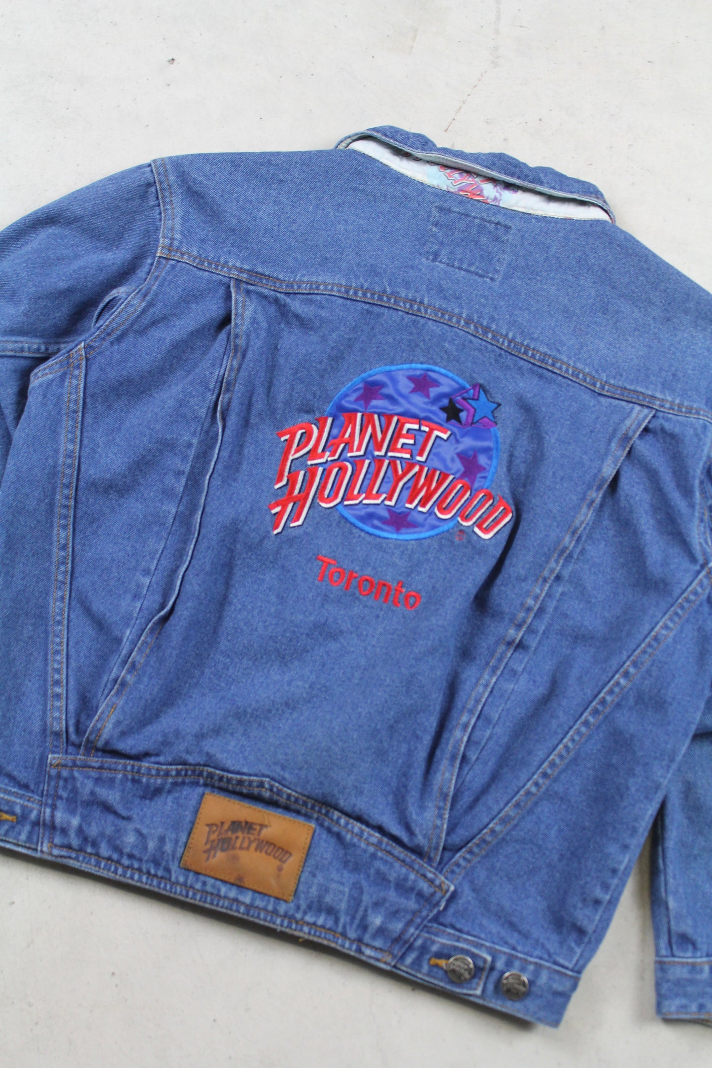 1990s Planet Hollywood Denim Jacket