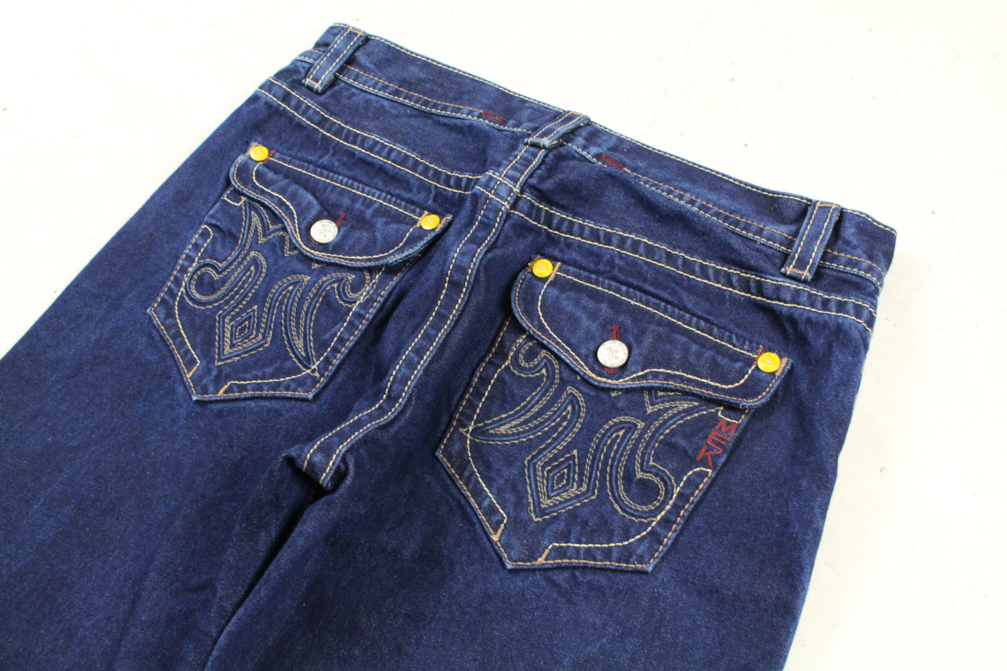 Y2K MEK Embroidered Demin