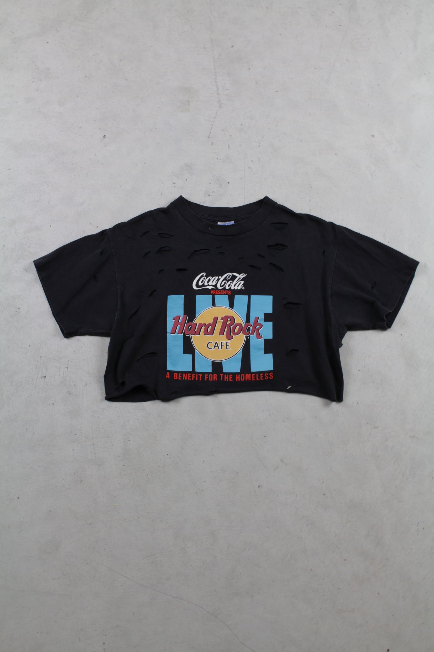 1990s Hard Rock Cropped Tee