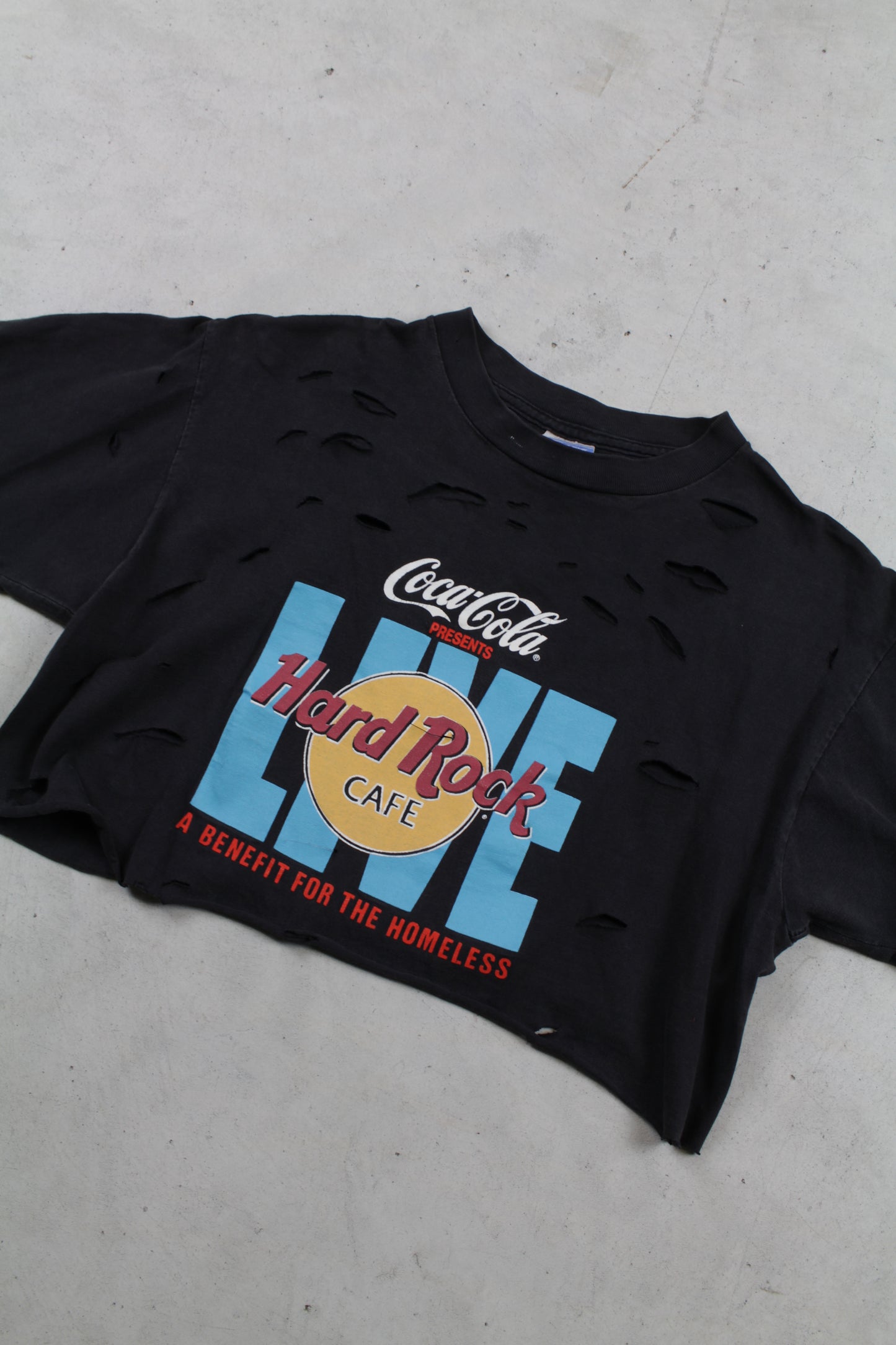 1990s Hard Rock Cropped Tee