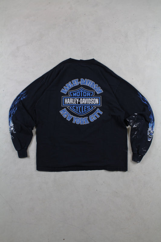 2000s Harley Davidson Flame & Dice Longsleeve