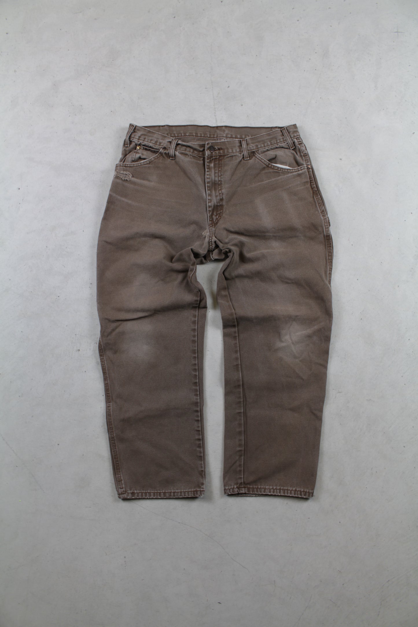 Dickies Faded Brown Carpenter Pants