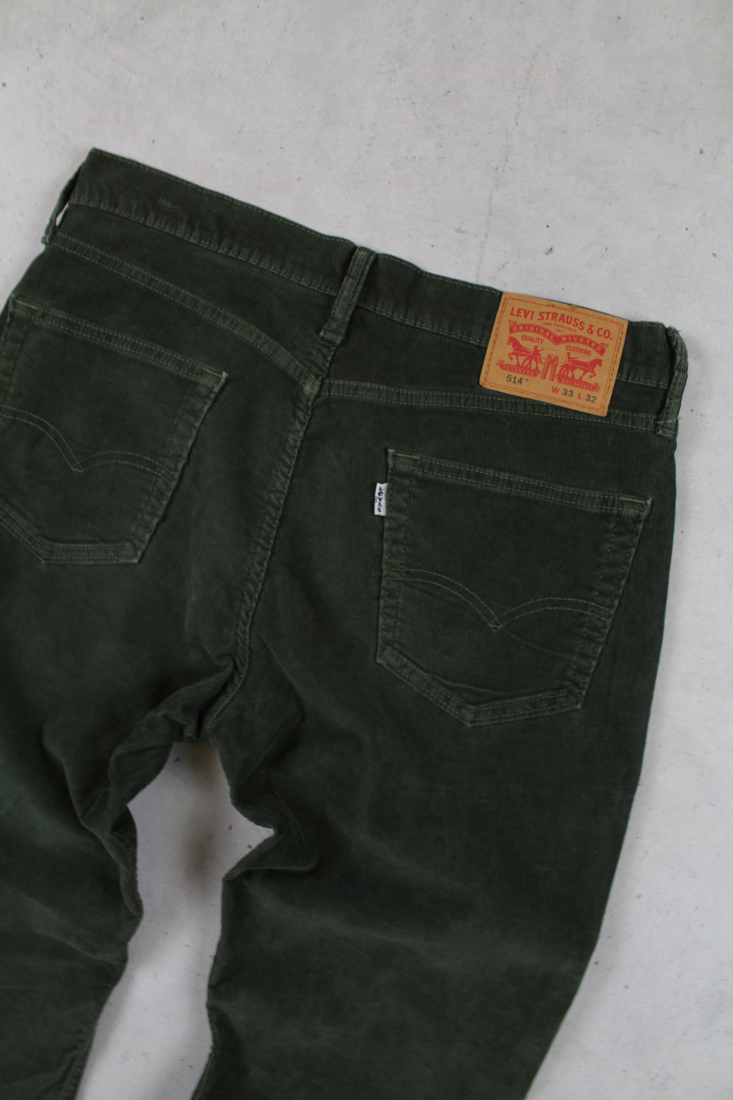 1990s Levis Green Corduroy Pants