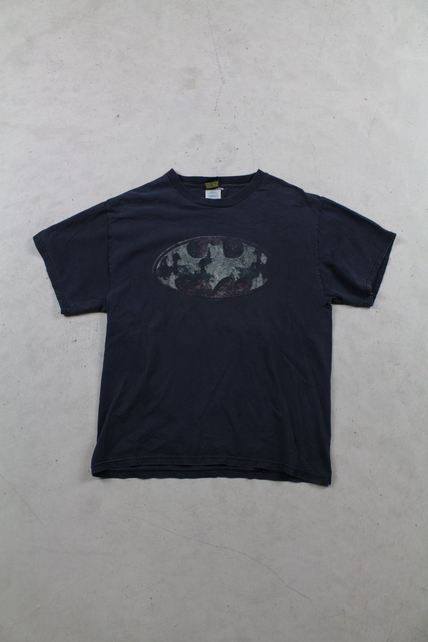 2000s Batman Faded Logo Tee