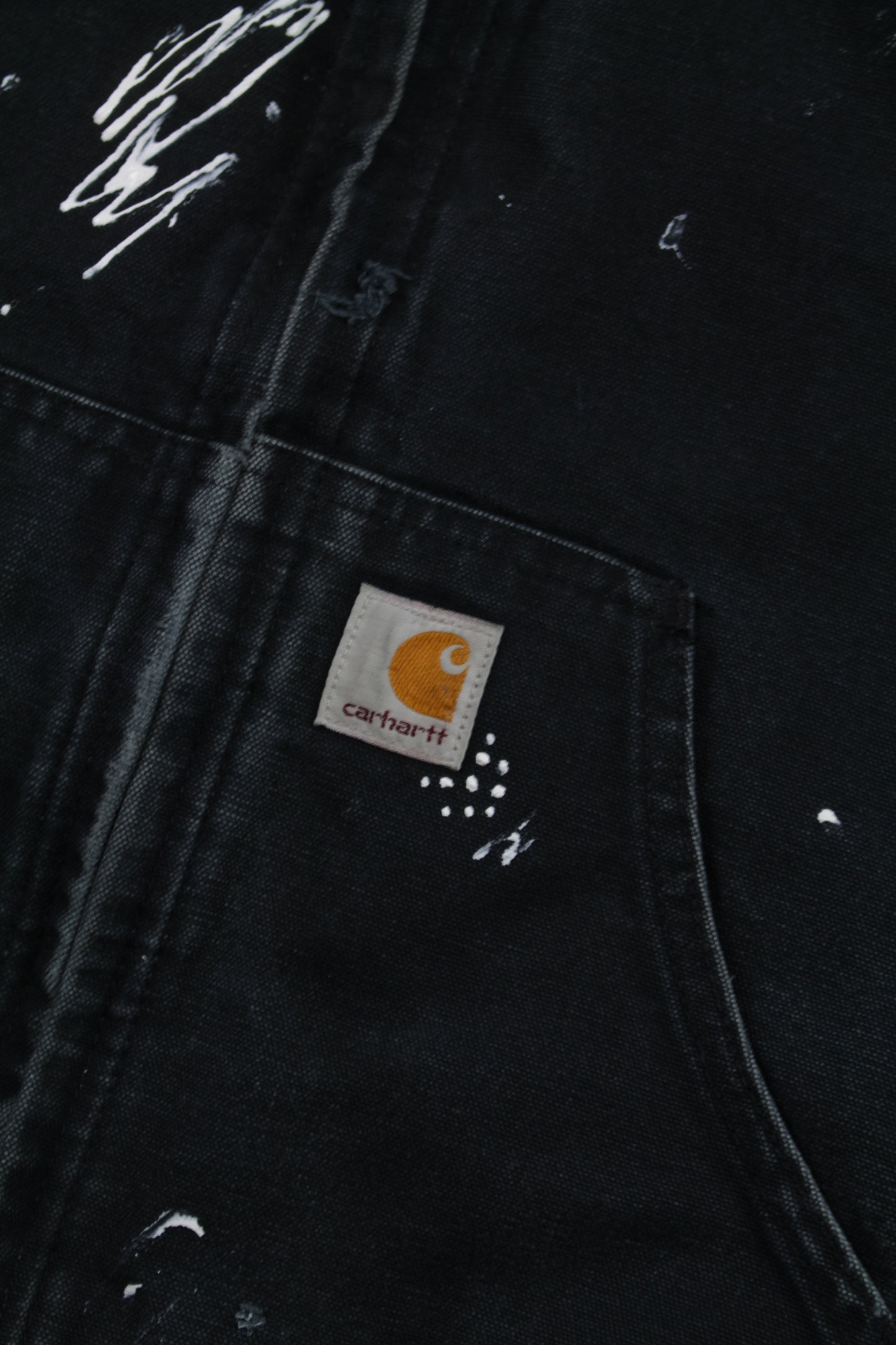 Black Faded Carhartt Jacket