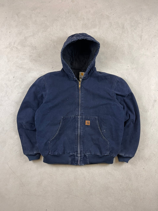 Carhartt Navy Hooded Jacket