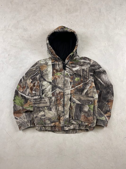 Camo Hooded Work Jacket