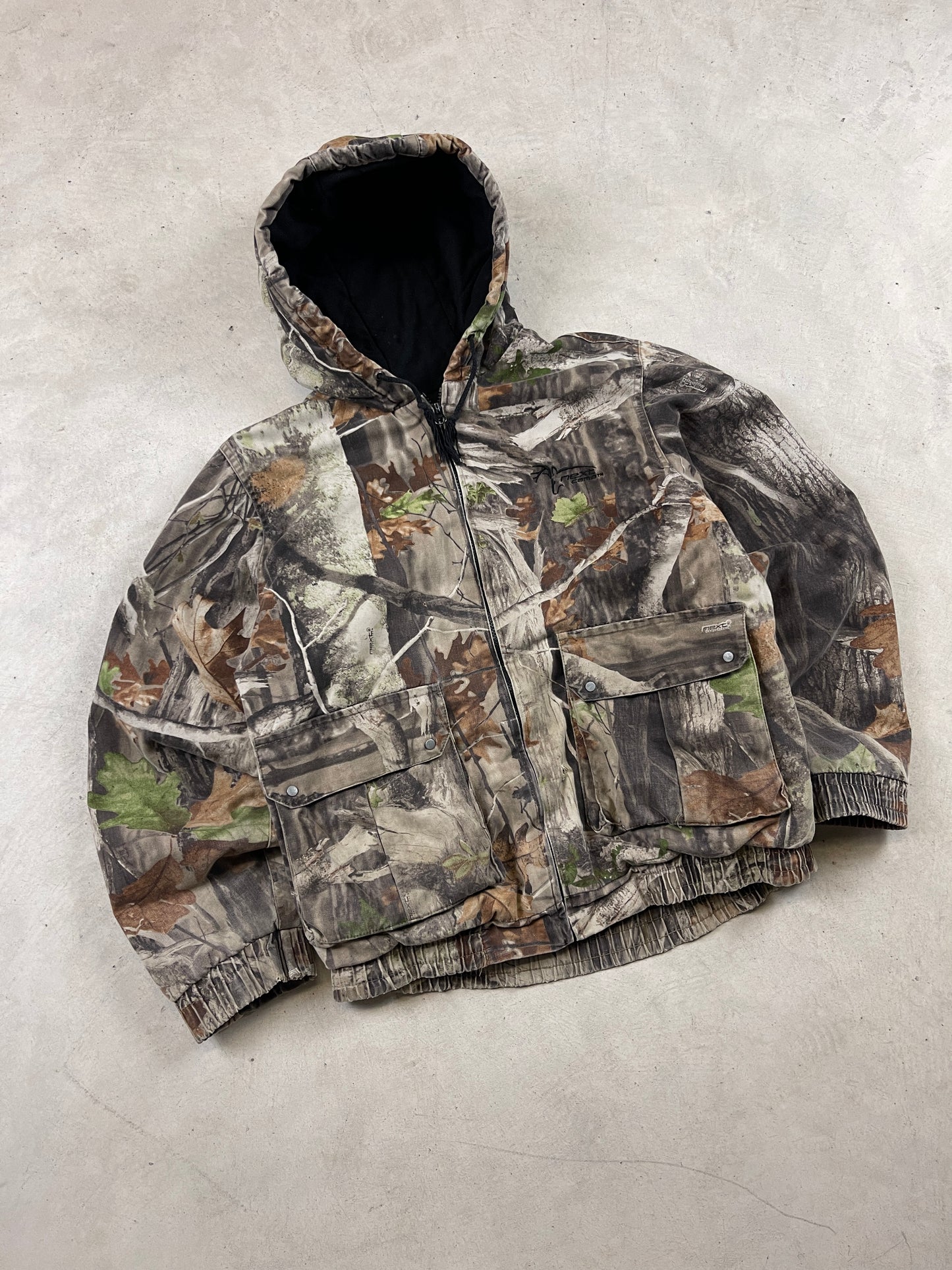 Camo Hooded Work Jacket