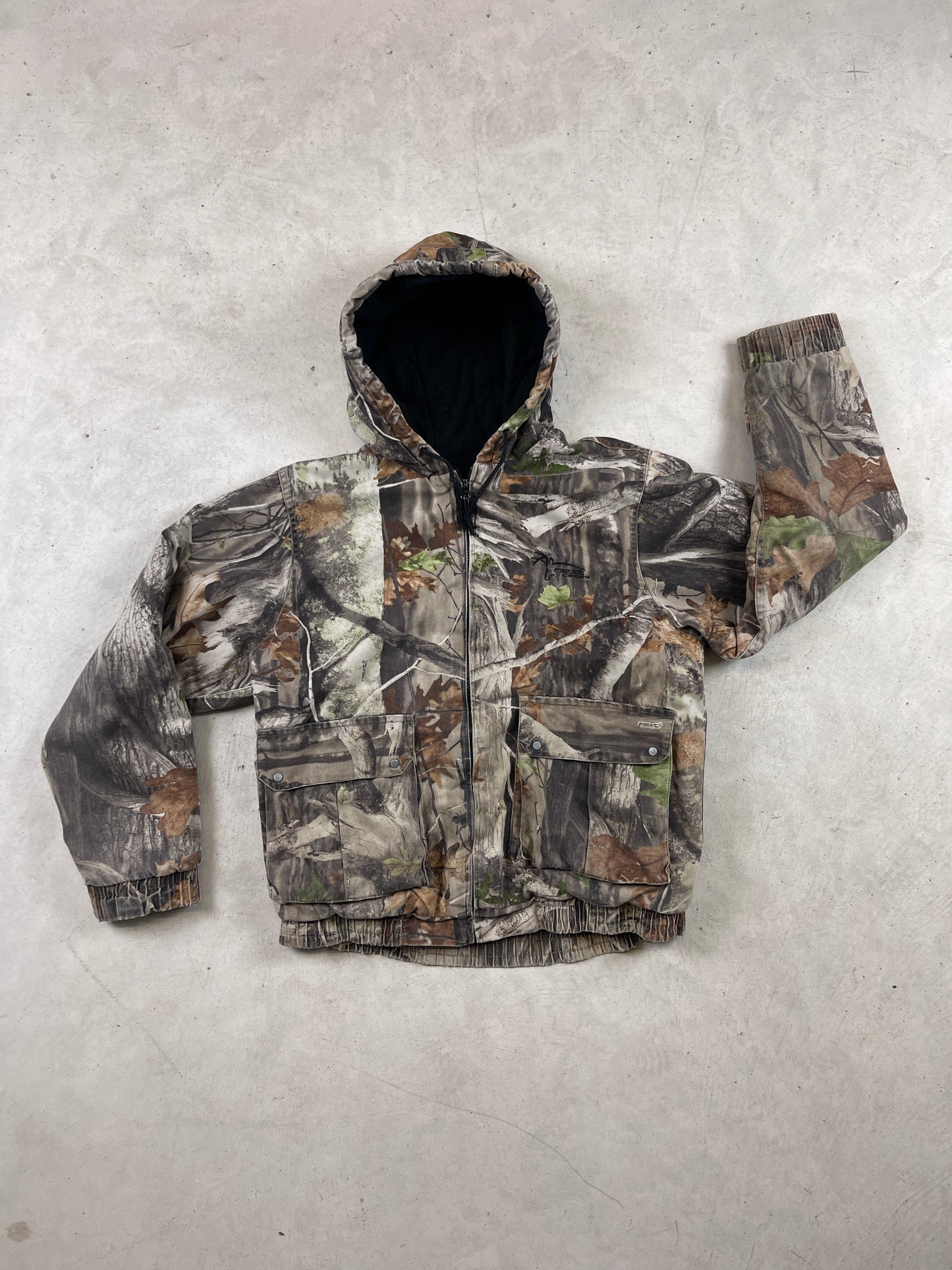 Camo Hooded Work Jacket