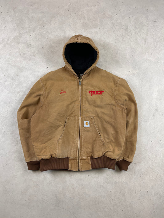 Carhartt Tan Hooded Jacket