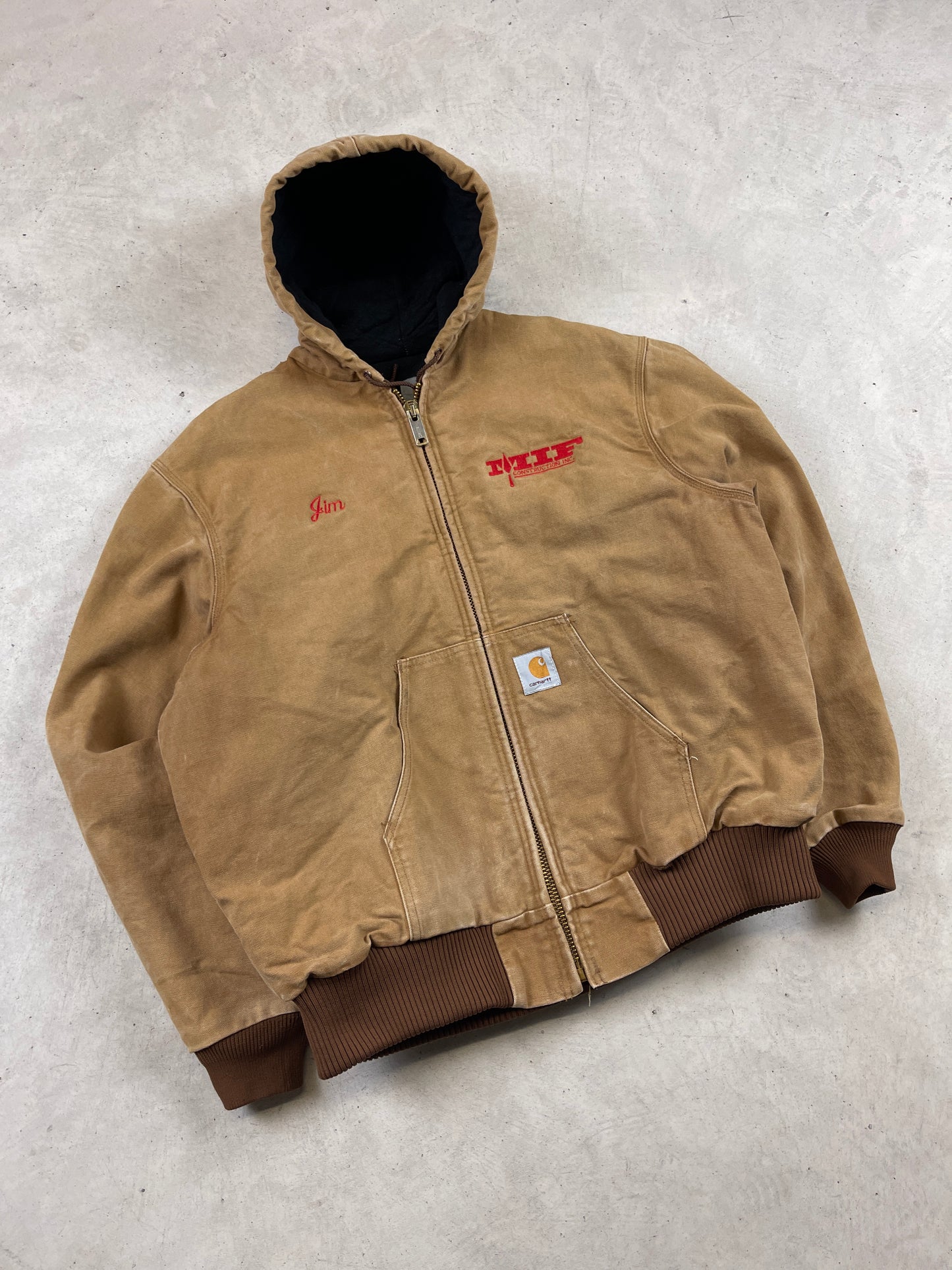 Carhartt Tan Hooded Jacket